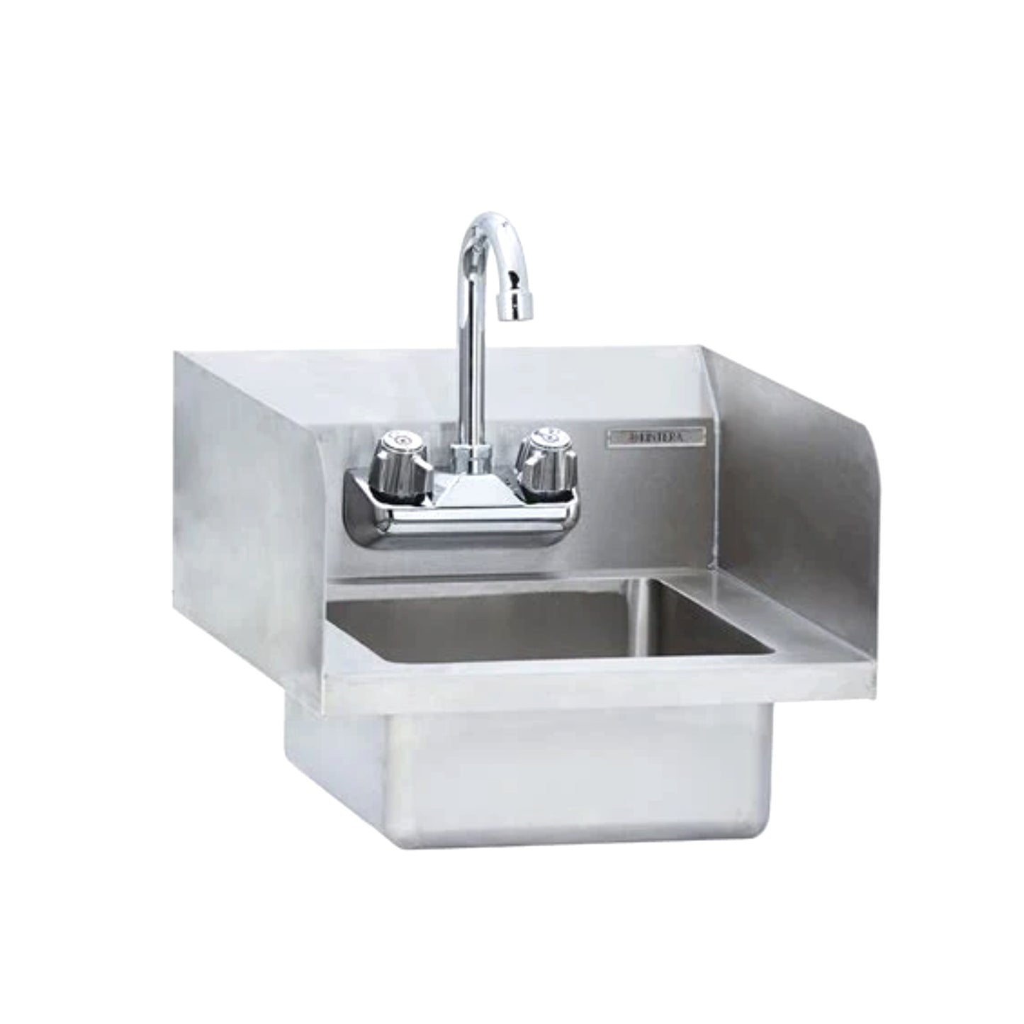 Kintera KDIS10145SP Drop-In Hand Sink – 10″ × 14″ Stainless Steel Underbar Sink