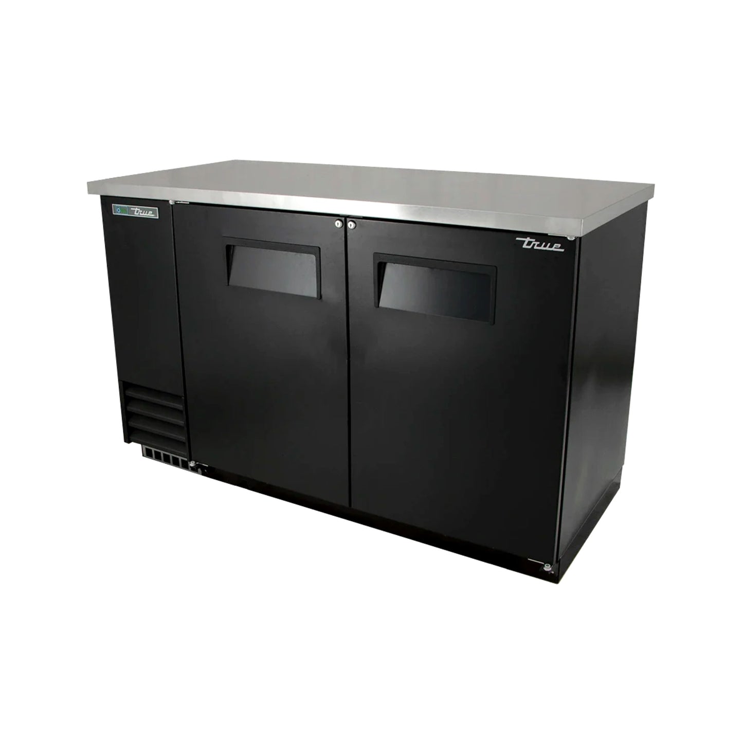 True TBB-2-HC Back Bar Refrigerator – 59″ Two-Door Stainless Steel Cooler