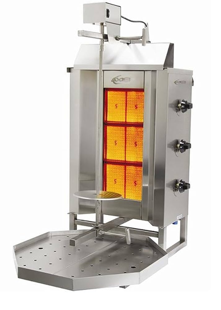 Axis AX-VB3 Vertical Broiler – 3-Burner Gyro / Doner Broiler