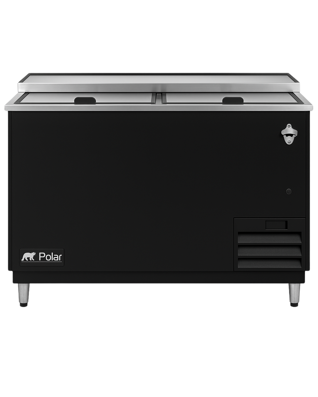 Polar PBC-64 Commercial Bottle Cooler – 64” Back Bar Beer Cooler