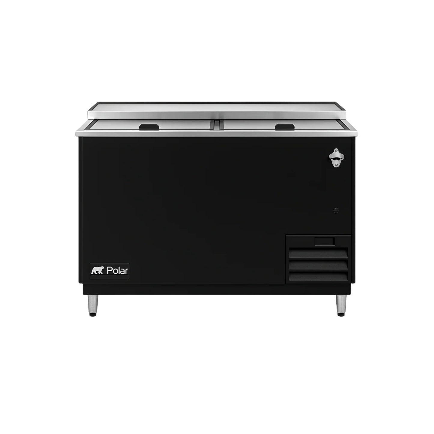 Polar PBC-64 Commercial Bottle Cooler – 64” Back Bar Beer Cooler