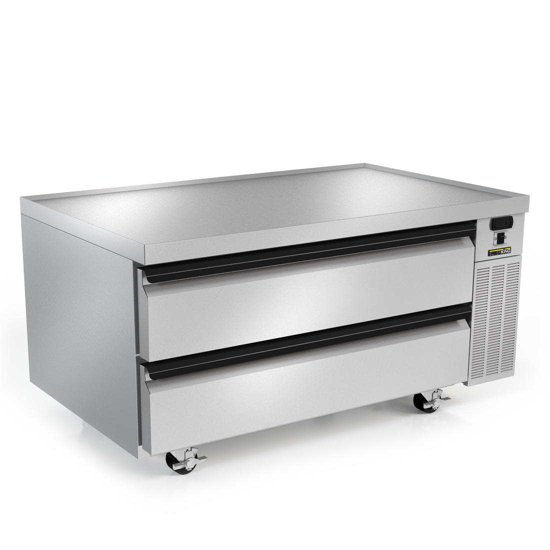 Polar PCBR-50 Chef Base Refrigerator – 50” Two-Drawer Refrigerated Equipment Stand