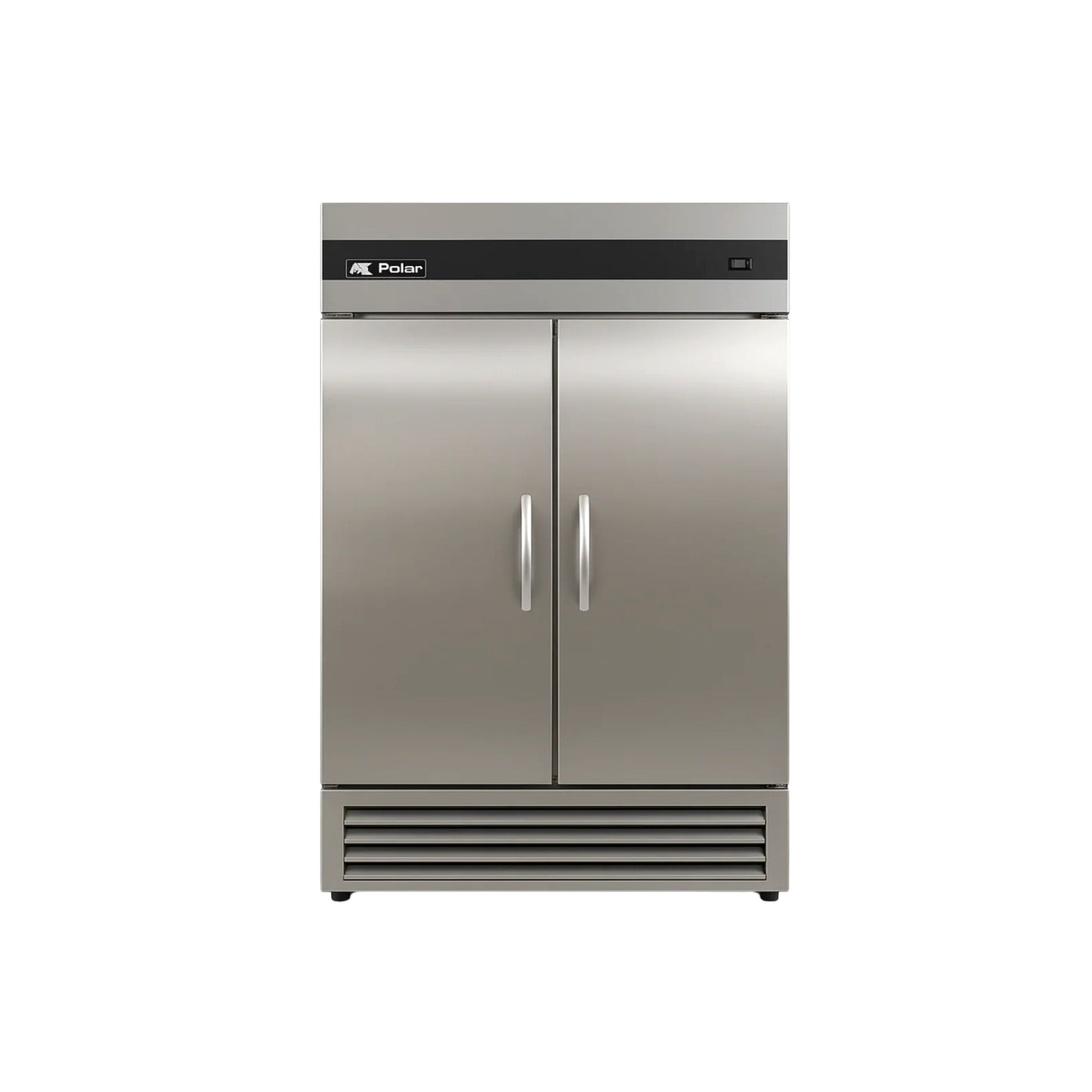 Polar PB54F Commercial Reach-In Freezer – 54 Cu. Ft. Bottom-Mount Stainless Steel Freezer