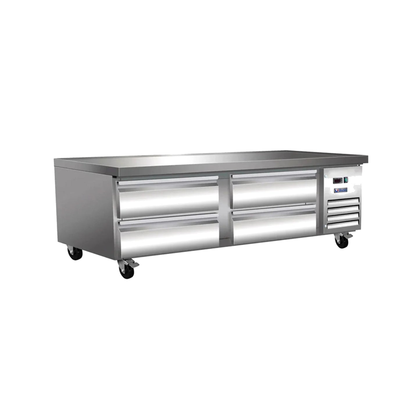 Polar PCBR-74 Chef Base Refrigerator – 74” Four-Drawer Refrigerated Equipment Stand