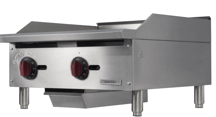 Kintera KGR24T 24″ Gas Countertop Thermostatic Griddle