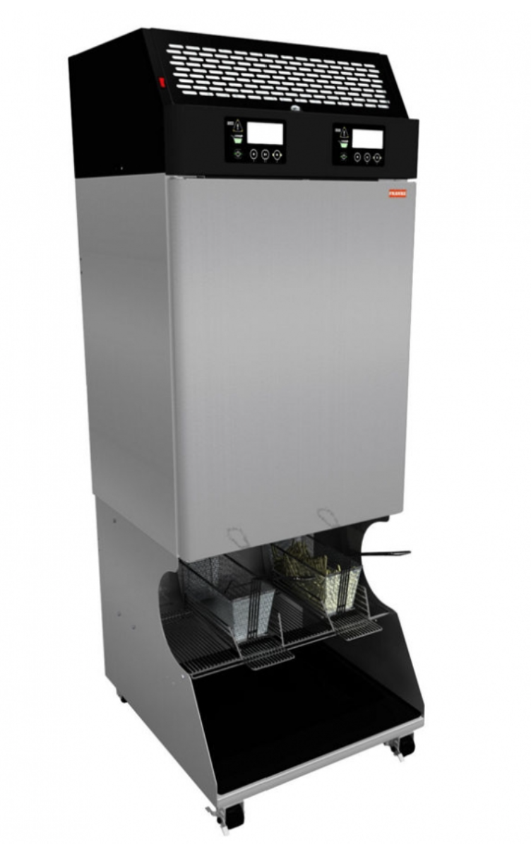 Franke F3D3 Refrigerated French Fry Dispenser – Dual Lane Automatic Fry Loader