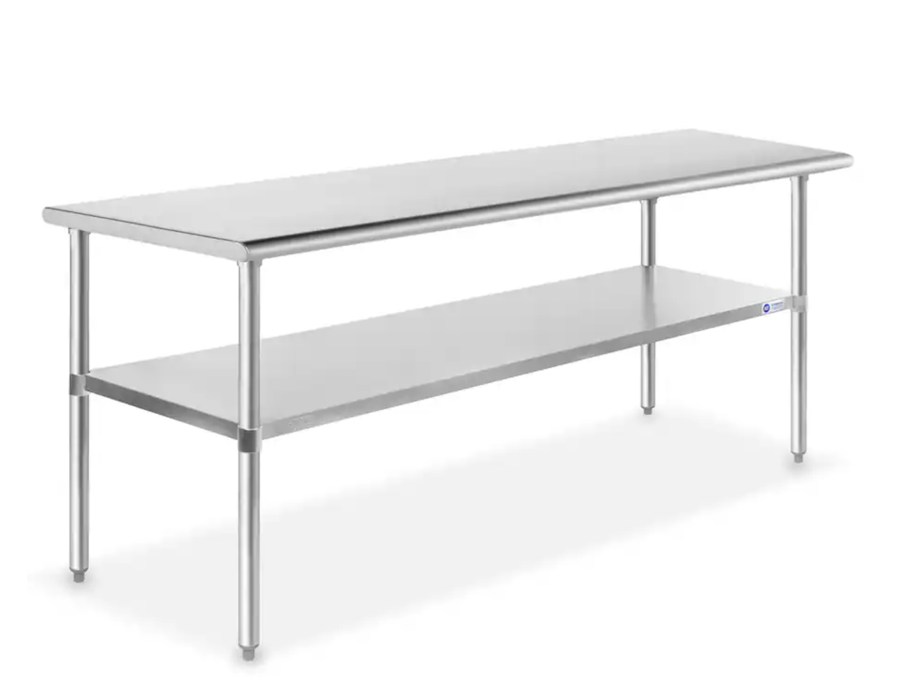 Gridmann GR07-WT2472 Stainless Steel Work Table – 72” x 24” NSF Prep Table