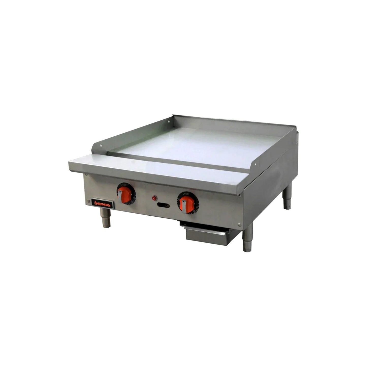 Sierra SRTG-24 Thermostatic Gas Griddle – 24″ Countertop Commercial Griddle