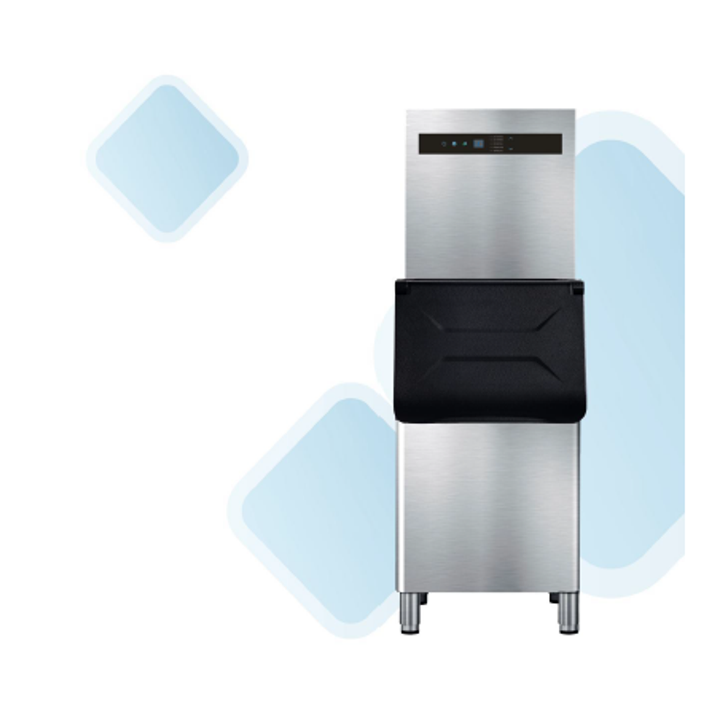 Osion 500 lb Ice Machine Head and Bin Combination