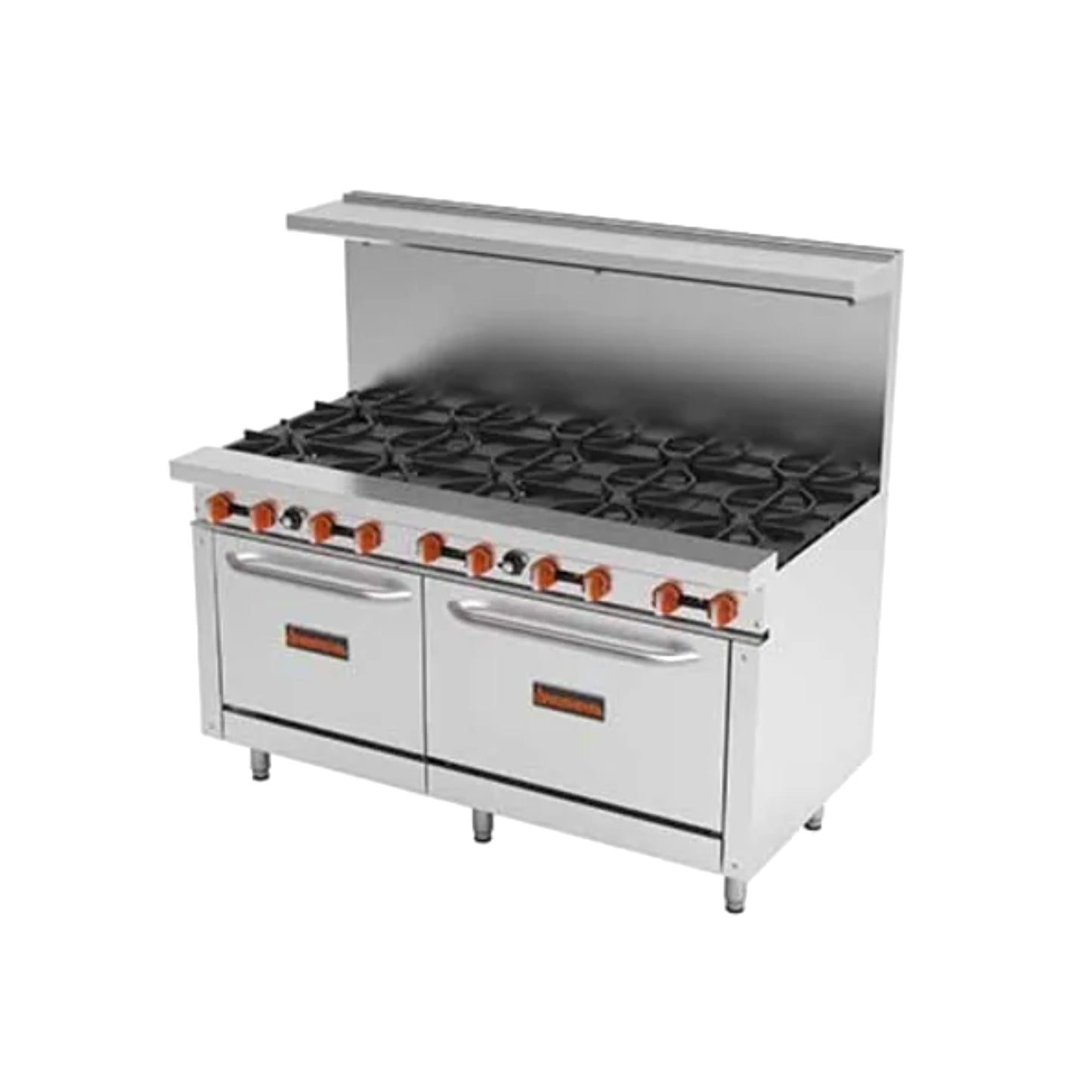 Sierra SR1060 Commercial Gas Range – 60" 10-Burner Range with 2 Ovens