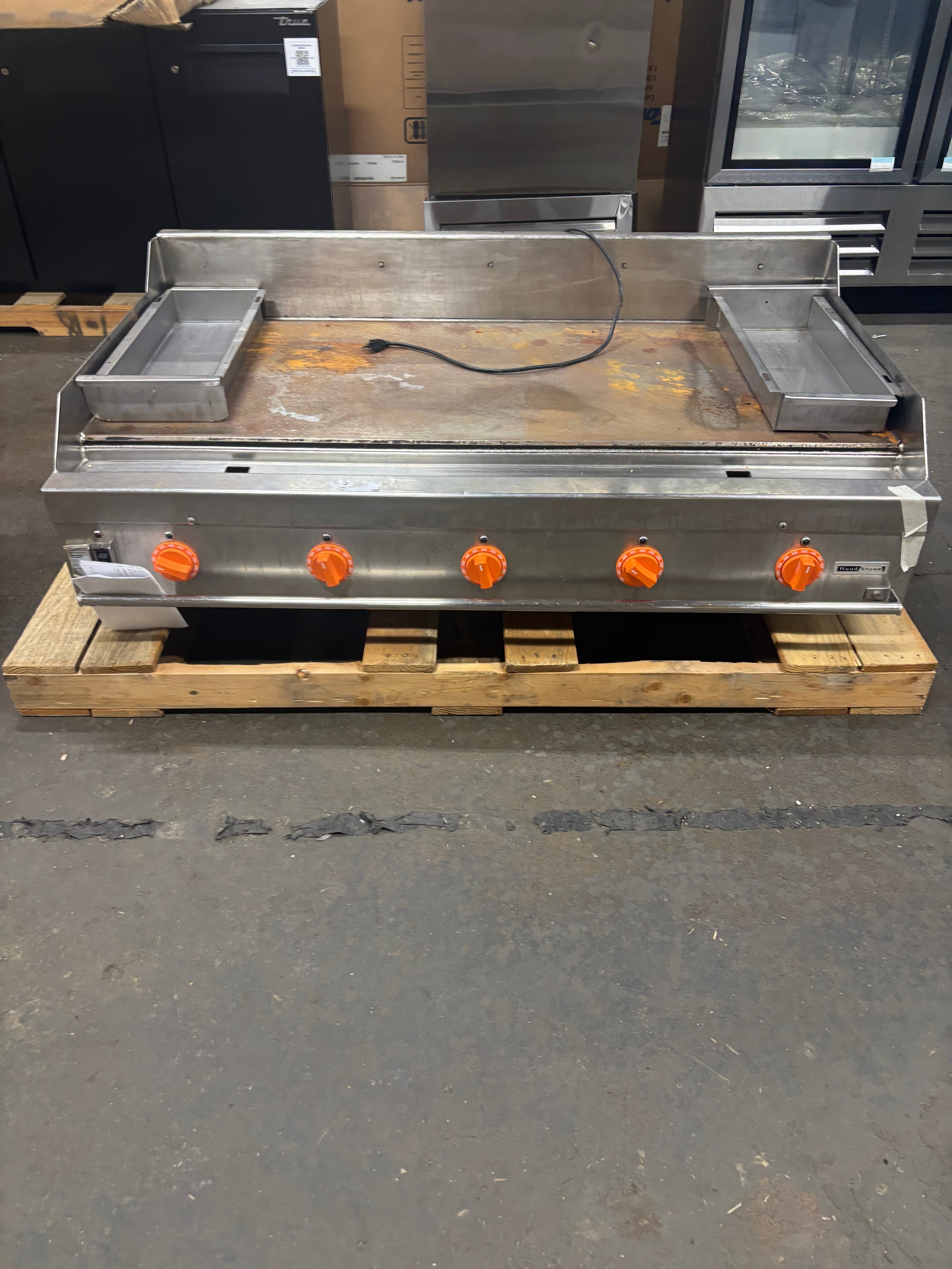 Wood Stone 60” Commercial Natural Gas Plancha Griddle - Countertop