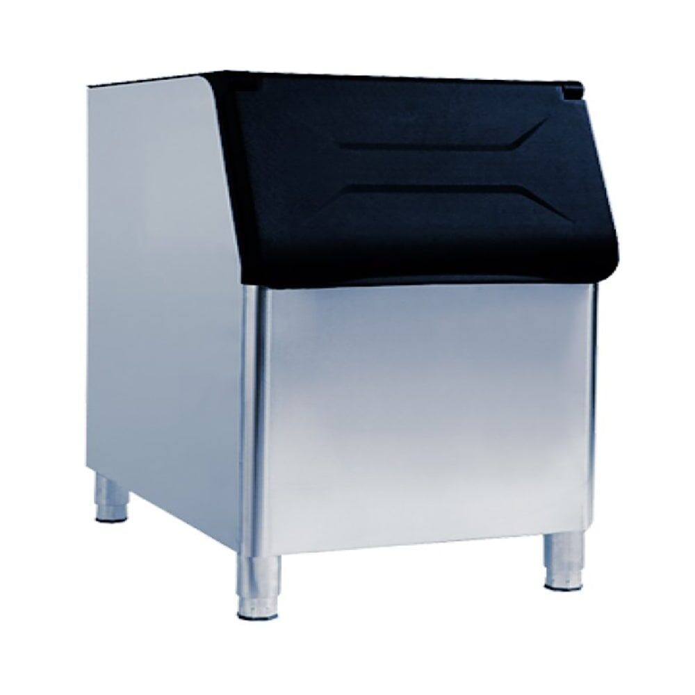 Osion OCM-1000AH Ice Machine + OB-1000 Bin – 1,000 lb Modular Cube Ice Maker Combo