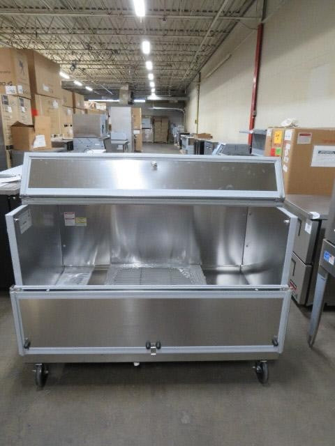 Beverage-Air SMF58HC-1-S 58" Stainless Steel 1-Sided Forced Air Milk Cooler