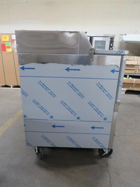 Beverage-Air SMF58HC-1-S 58" Stainless Steel 1-Sided Forced Air Milk Cooler