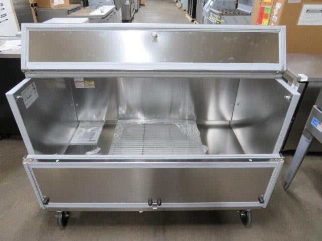 Beverage-Air SMF58HC-1-S 58" Stainless Steel 1-Sided Forced Air Milk Cooler