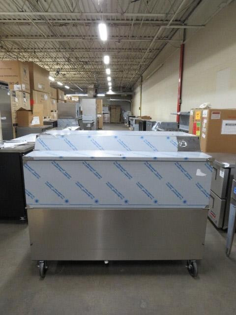 Beverage-Air SMF58HC-1-S 58" Stainless Steel 1-Sided Forced Air Milk Cooler