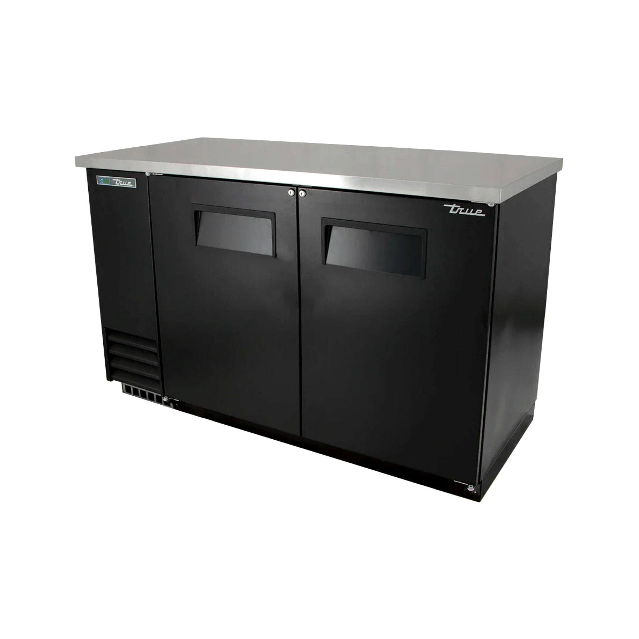 True TBB-2-HC Back Bar Refrigerator – 59″ Two-Door Stainless Steel Cooler