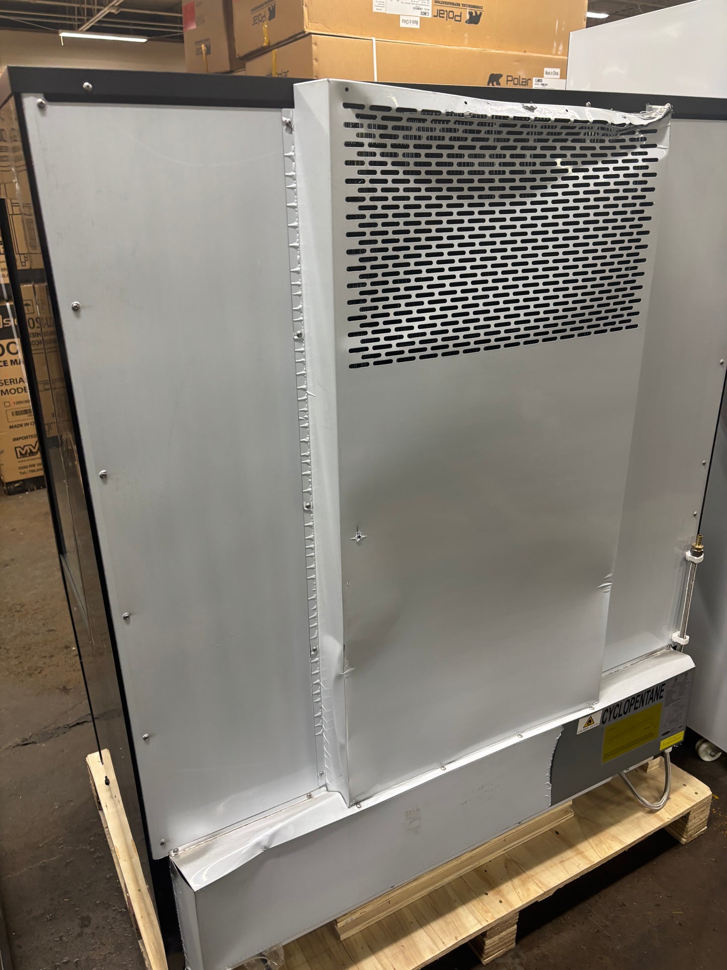 Kool-It KOM-48-ss  Open Air Merchandiser – 48” Refrigerated Display Case – Grab & Go Cooler