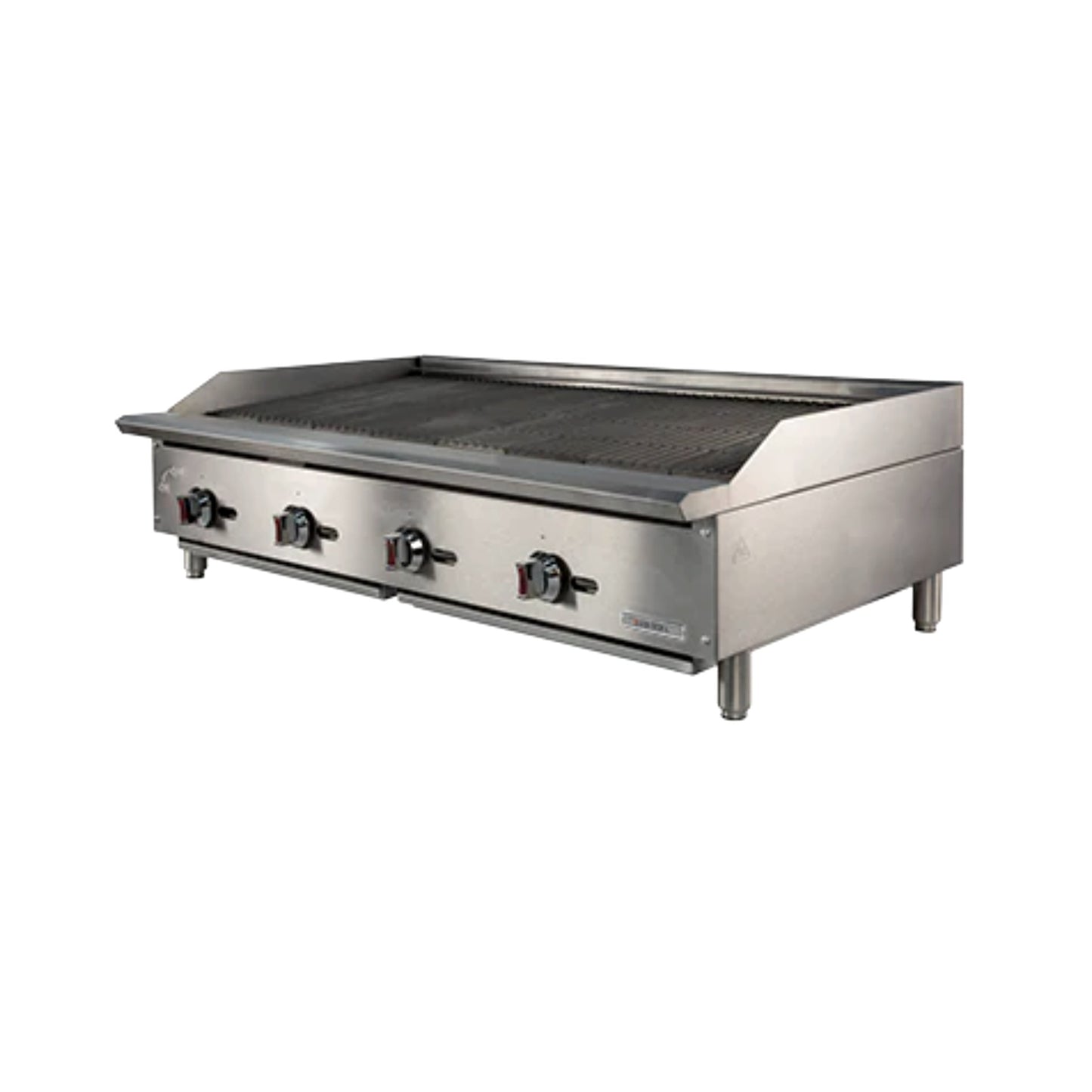 Kintera KCBR-48 Gas Charbroiler – 48” Commercial Countertop Charbroiler