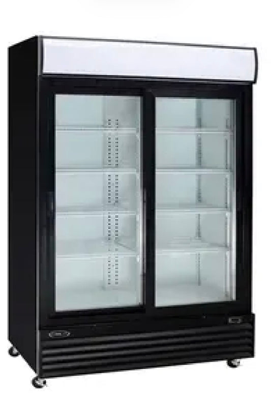 Kool-It KSM-50 52” Sliding Glass Door Merchandiser Refrigerator – 40.8 Cu. Ft.