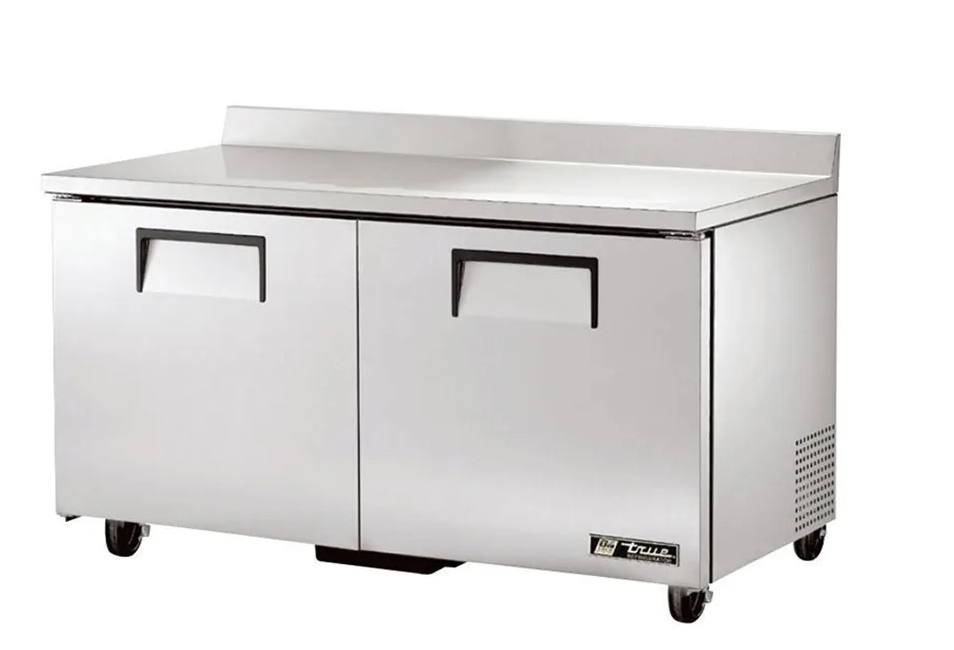 True TWT-60-HC Worktop Refrigerator – 60” Two Door Stainless Steel Cooler