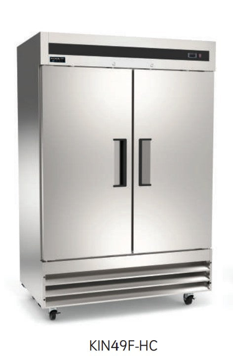Kool-It Infinity KIN49F-HC 54" Two-Door Stainless Reach-In Commercial Freezer