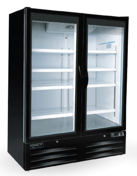 Kool-It Infinity KIN-GDR52-HC 52" Two Glass Door Reach-In Refrigerator Merchandiser