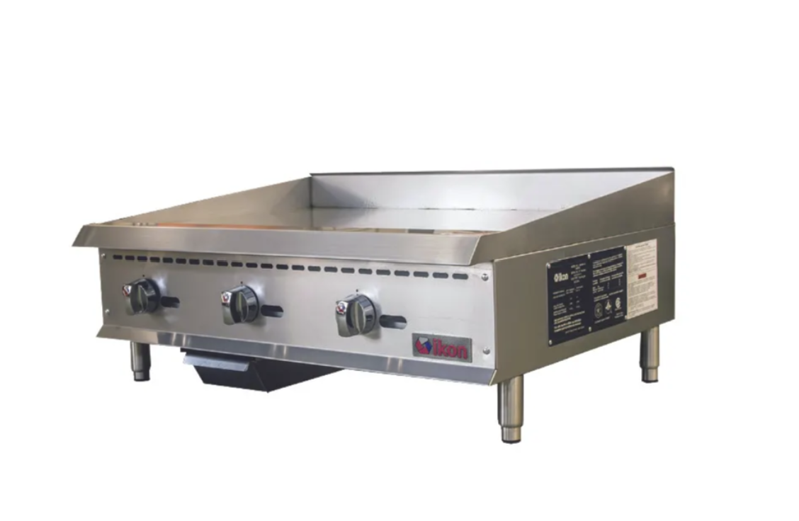 IKON IMG-36" Manual Control Commercial Gas Griddle – 90,000 BTU