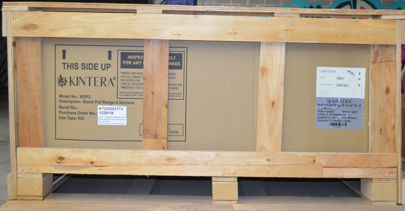 Kintera KSP2 Stock Pot Gas Range – 18″ Two-Burner Commercial Cooker