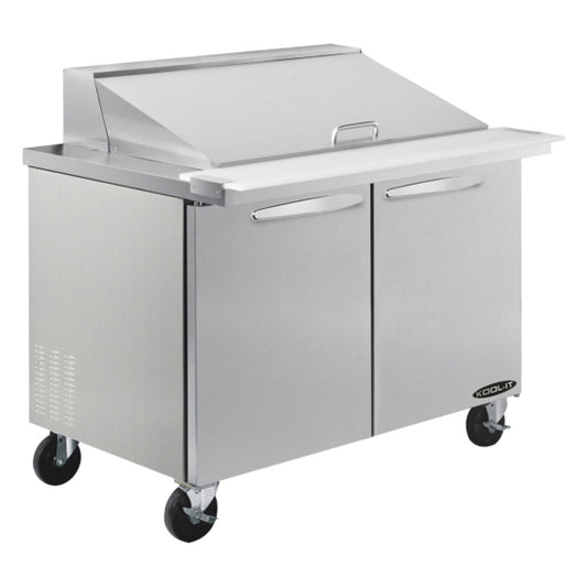 Kool-It KSTM-36-2 36” Mega Top Sandwich/Salad Prep Table – Double Door, 9.5 Cu. Ft. – Elevate Your Culinary Efficiency
