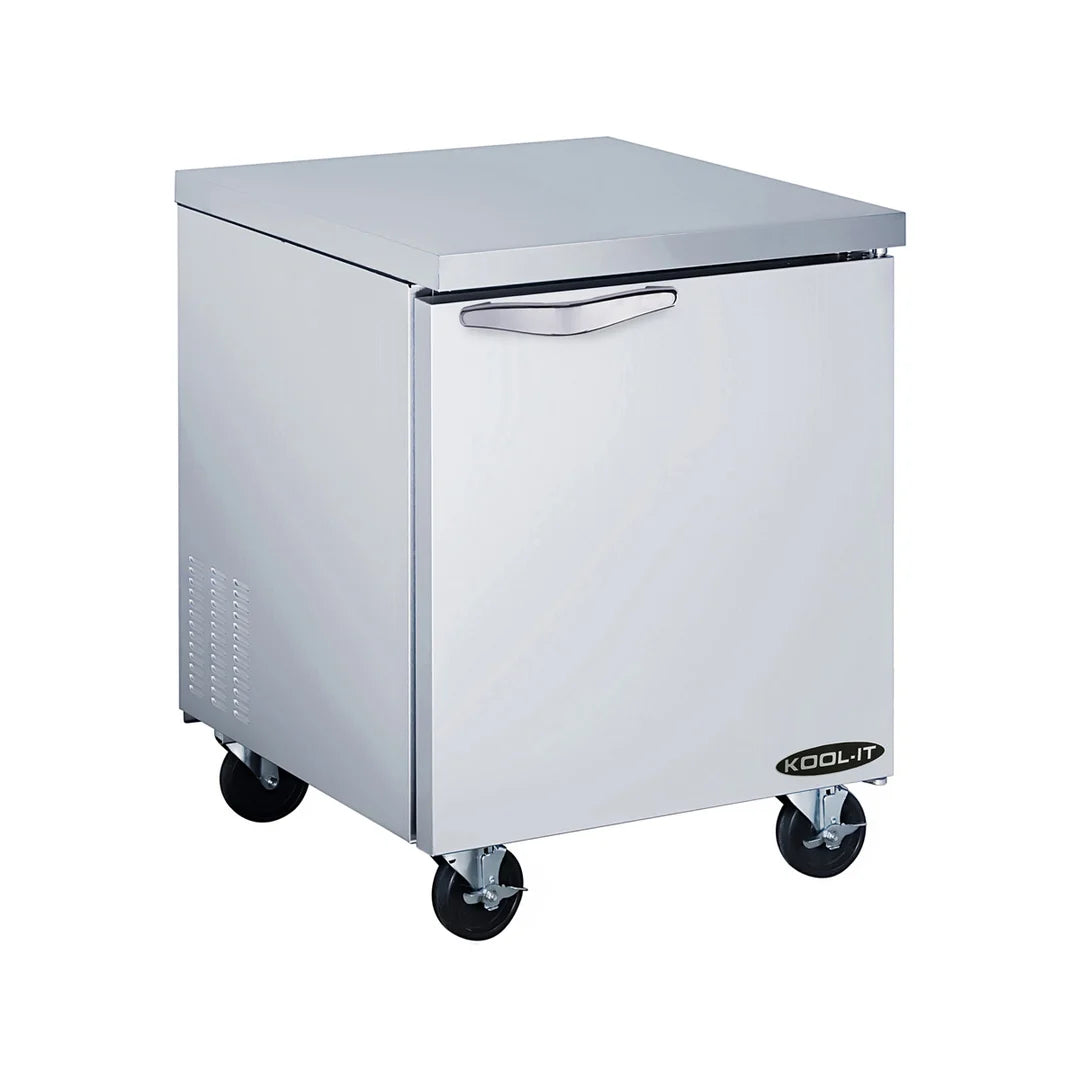 Kool-It KUCF-27-1 27.5” Single Door Undercounter Freezer – 7 Cu. Ft.