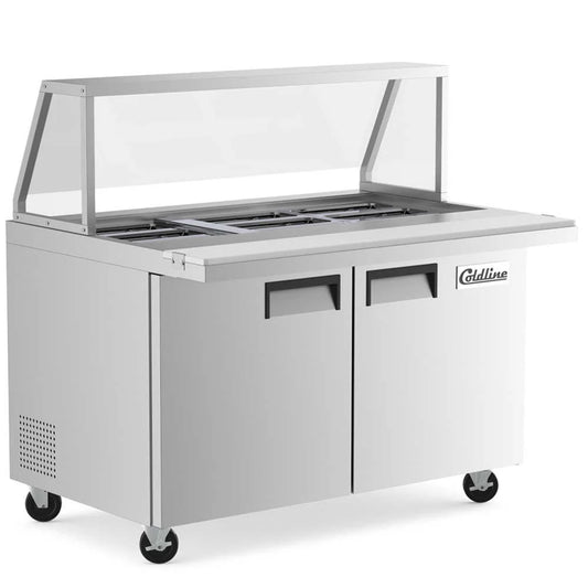 Polar PSP48-M refrigerated sandwich prep table