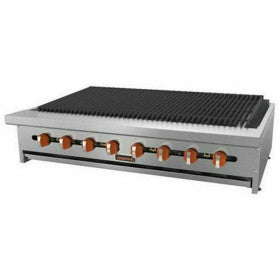 Sierra SRRB-48 48” Gas Countertop Radiant Charbroiler – 128,000 BTU